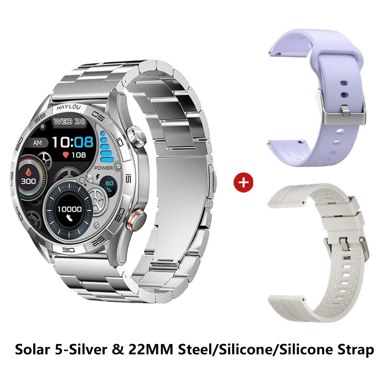 Solar 5 Voice Calling Smartwatch 1.58'' AMOLED Display 60Hz Smart Watch