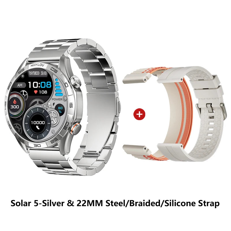Solar 5 Voice Calling Smartwatch 1.58'' AMOLED Display 60Hz Smart Watch