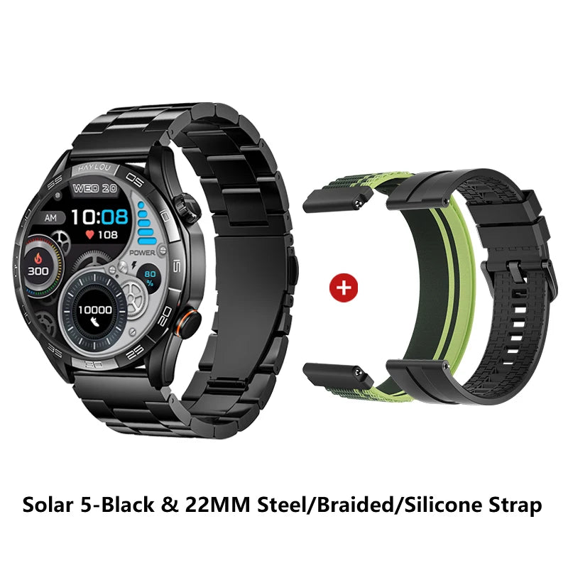 Solar 5 Voice Calling Smartwatch 1.58'' AMOLED Display 60Hz Smart Watch