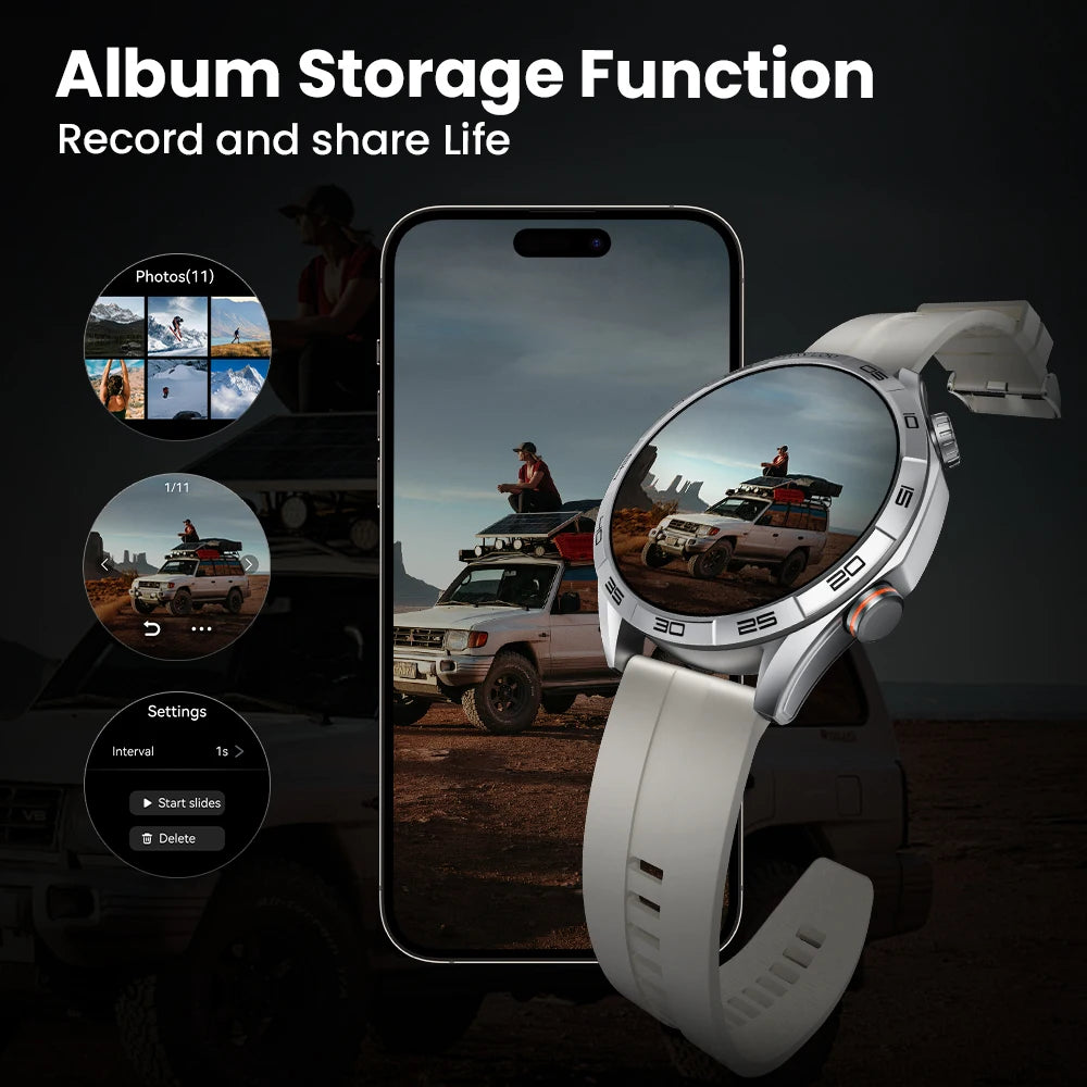 Solar 5 Voice Calling Smartwatch 1.58'' AMOLED Display 60Hz Smart Watch