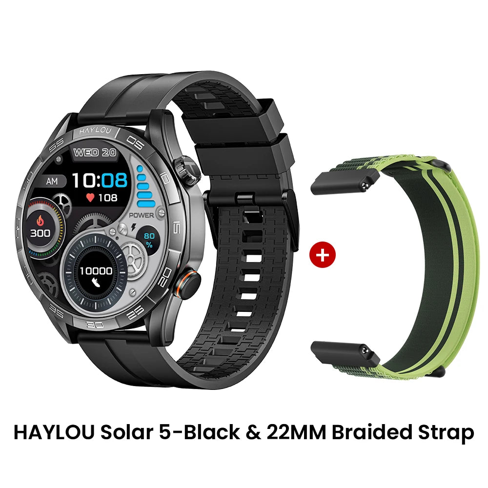 Solar 5 Voice Calling Smartwatch 1.58'' AMOLED Display 60Hz Smart Watch