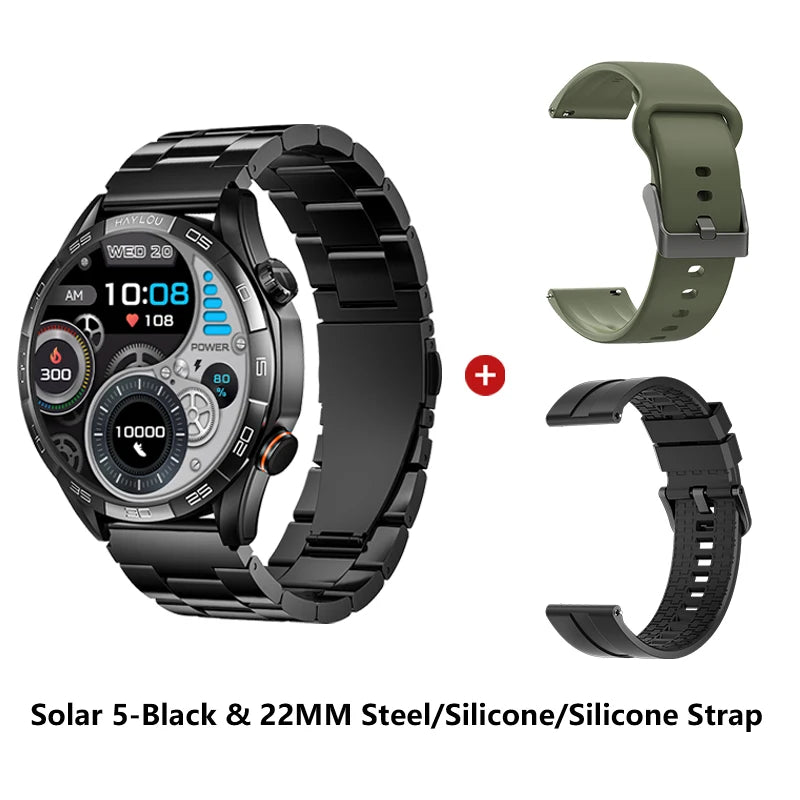 Solar 5 Voice Calling Smartwatch 1.58'' AMOLED Display 60Hz Smart Watch
