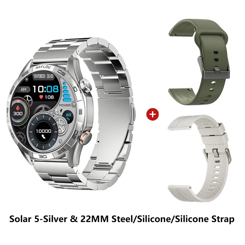 Solar 5 Voice Calling Smartwatch 1.58'' AMOLED Display 60Hz Smart Watch