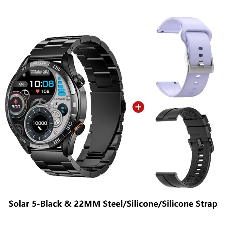 Solar 5 Voice Calling Smartwatch 1.58'' AMOLED Display 60Hz Smart Watch